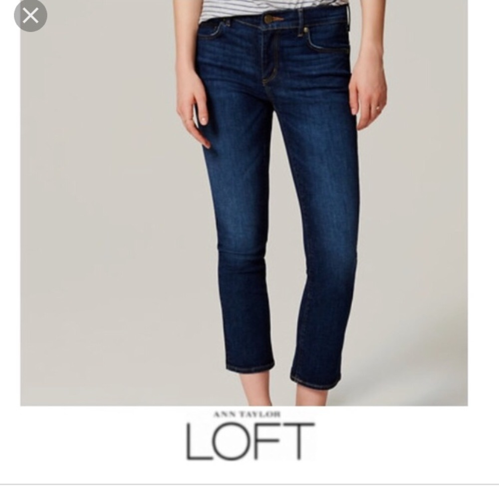 Ann Taylor Loft crop jeans